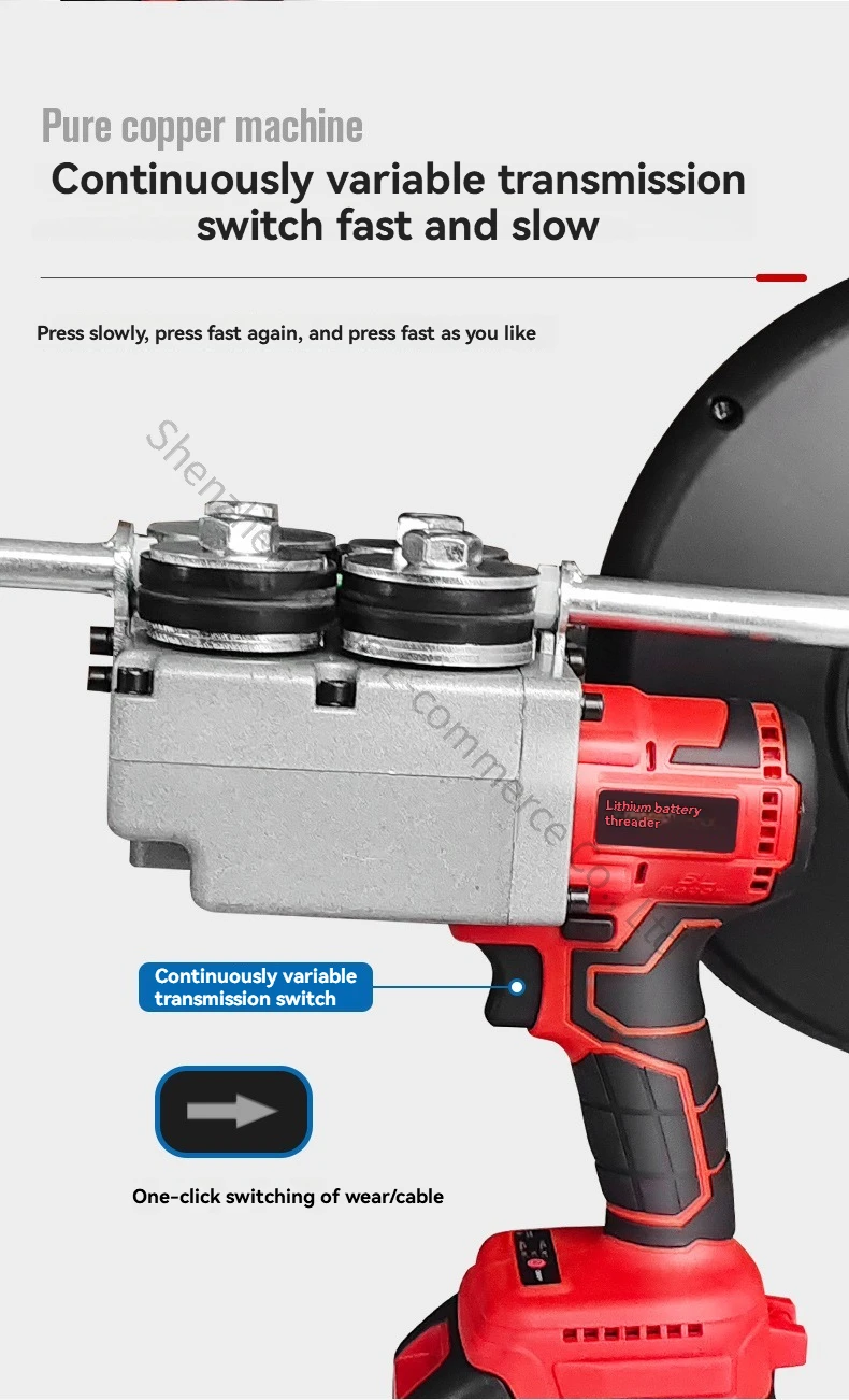 Power Tools Drawing - เครื่องร้อยสายไฟฟ้า 1 ชิ้น เครื่องดึงสายไฟฟ้าอเนกประสงค์ เครื่องเจาะรูไฟฟ้า เครื่องดึงท่อ