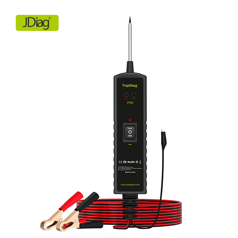 Power Tools Electrical - เครื่องมือทดสอบวงจรไฟฟ้ารถยนต์ NEW TopDiag P55 พร้อมจอ LED