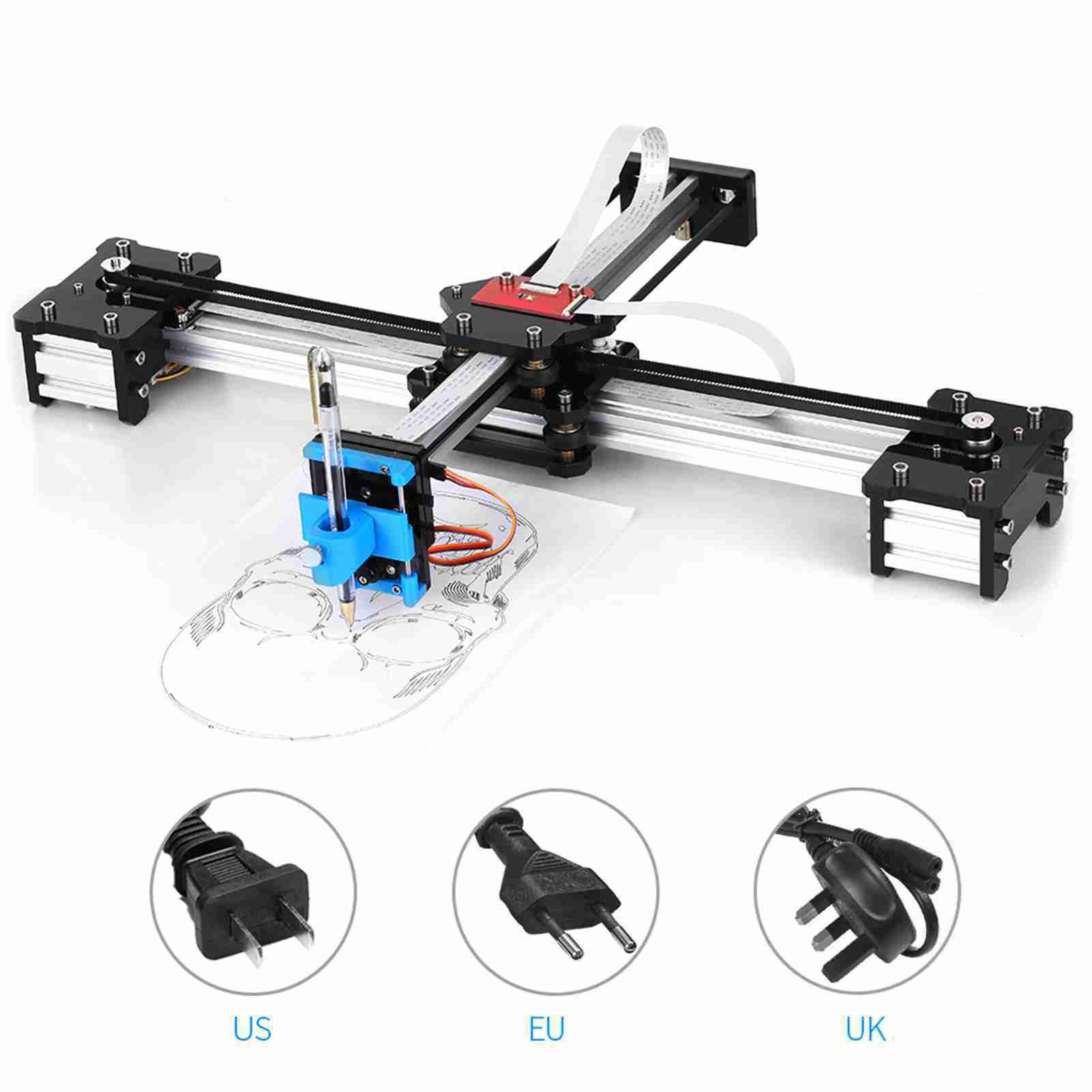 Power Tools Drawing - VG-X4 เดสก์ท็อปประกอบ Plotter ปากกา DIY วาดหุ่นยนต์เครื่องวาดภาพภาพวาดลายมือหุ่นยนต์ชุด