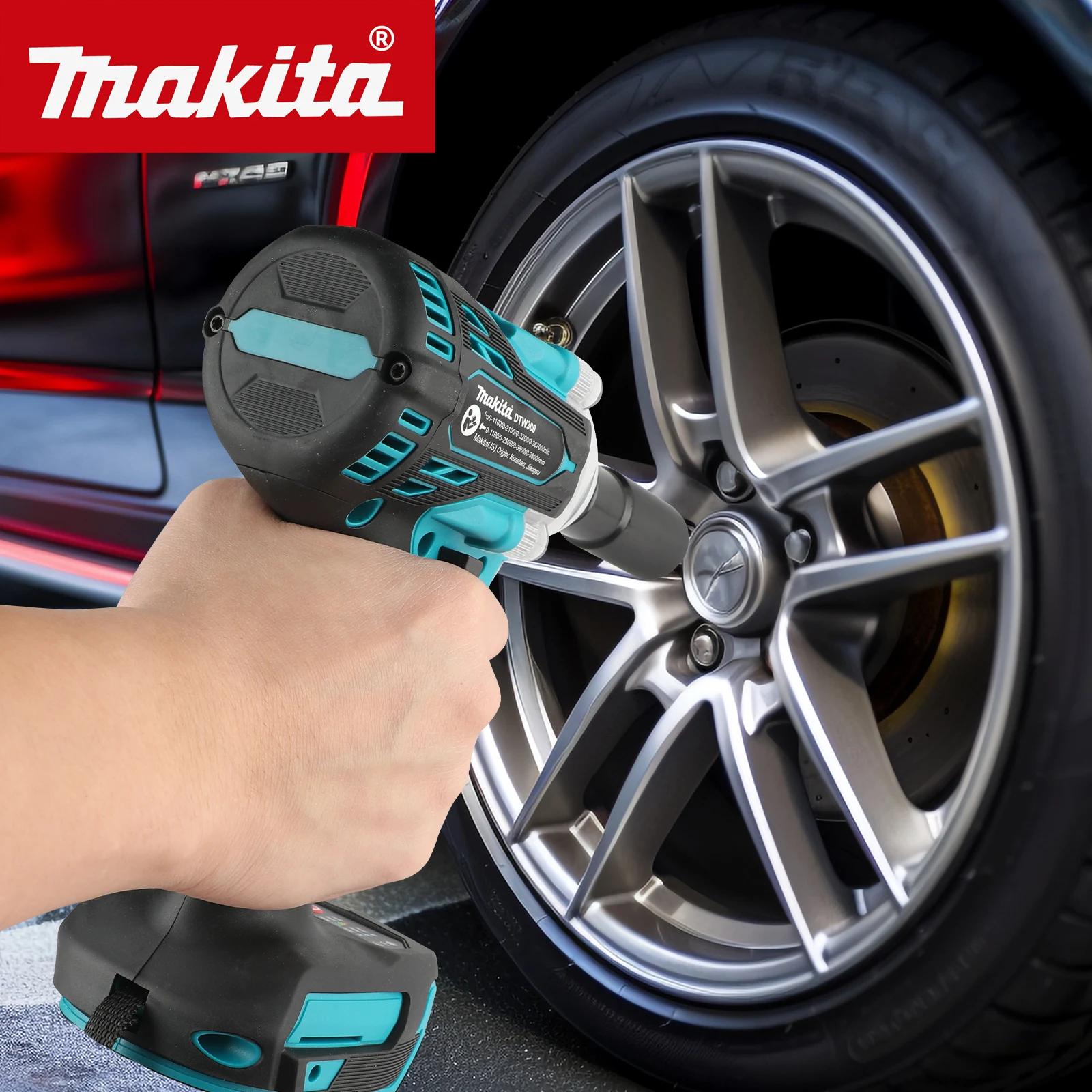 Makita Drill Dtw300 - ประแจบลัชเลสไร้สาย MAKITA DTW300Z แบตเตอรี่ลิเธียม 18V รุ่นเปล่า