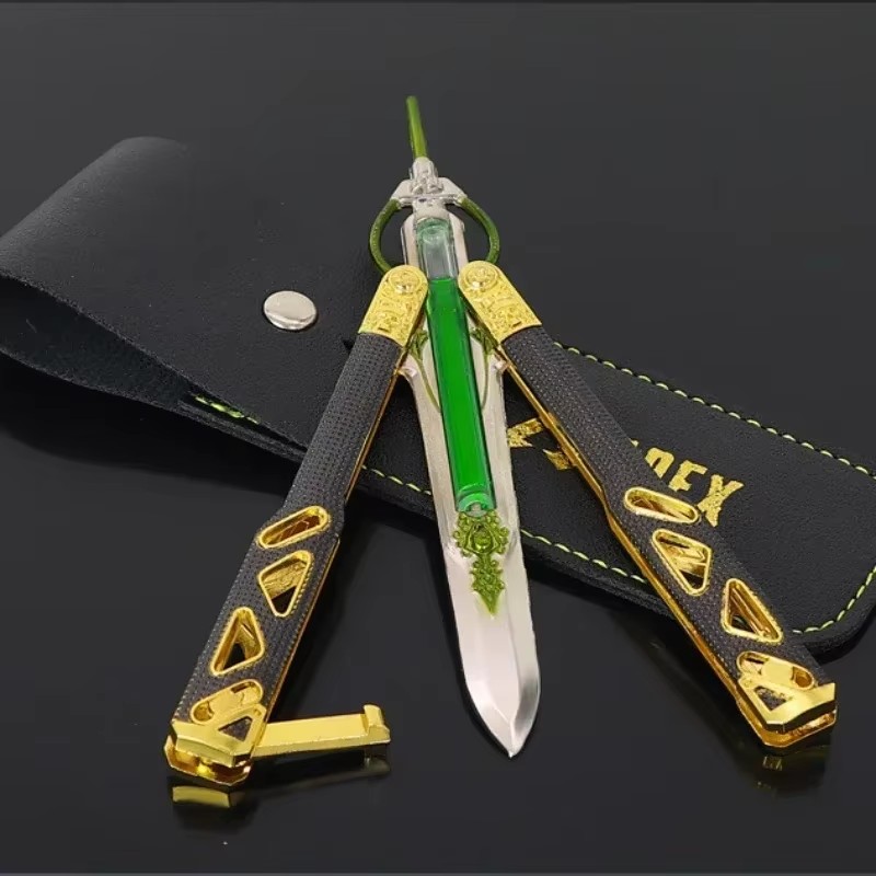 Power Tools Kids - Apex Hero Blade-in-the-Dark Blade กริชวิญญาณชั่วร้าย, อุปกรณ์ฝึกอัลลอยใหม่สุดน่ารักไม่ตัดขอบ