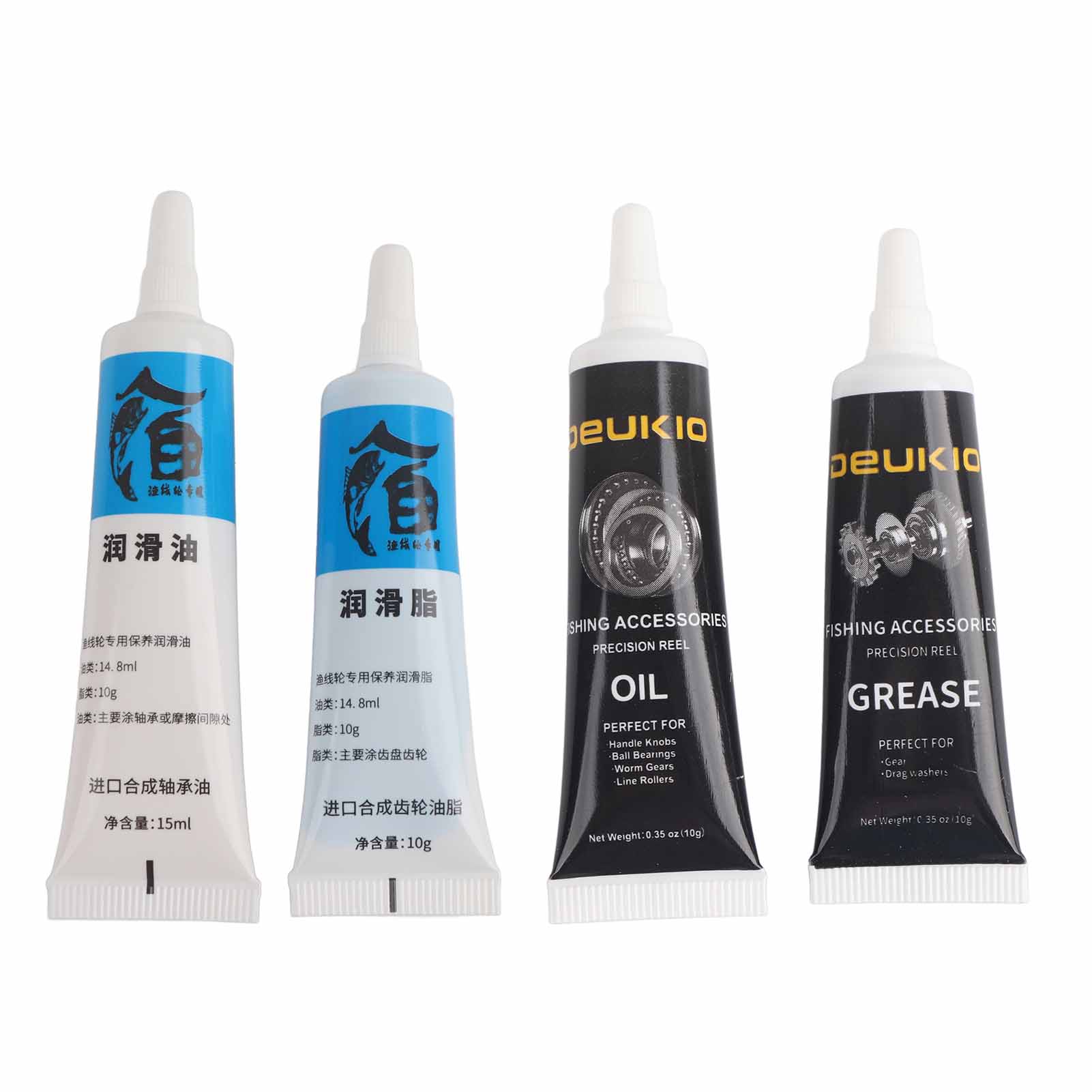 Power Tools Grease - ใหม่ 2 ชิ้นตกปลา Reel น้ํามันและจาระบีน้ํามันหล่อลื่นสําหรับ Baitcasting