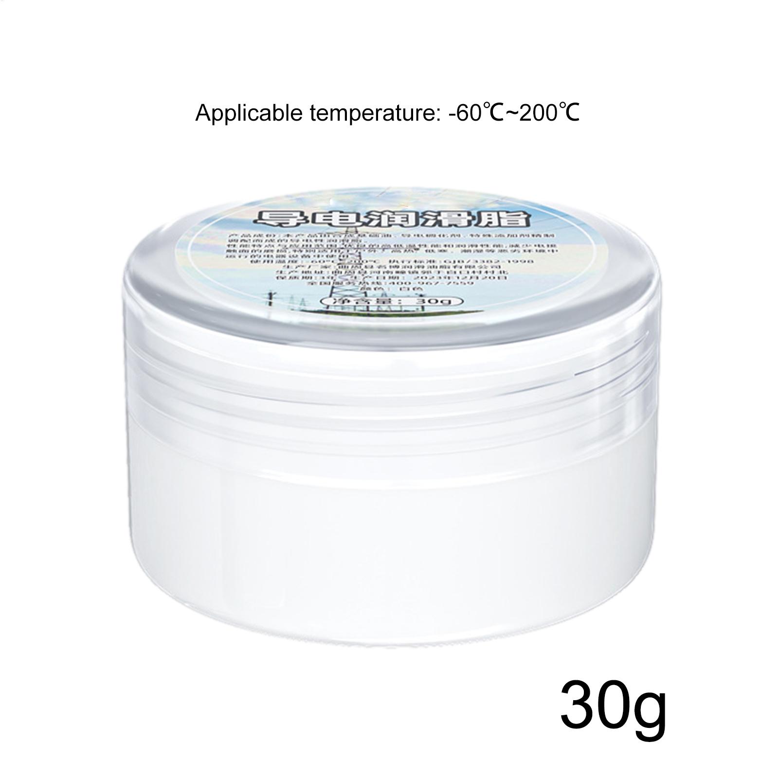 Power Tools Grease - จาระบีสำหรับหน้าสัมผัสทางไฟฟ้า 30 กรัม จาระบีป้องกันสนิมแบบนำไฟฟ้าสำหรับรถยนต์ ทนความร้อนสูง น้ำมันหล่อลื่นอุปกรณ์อิเล็กทรอนิกส์