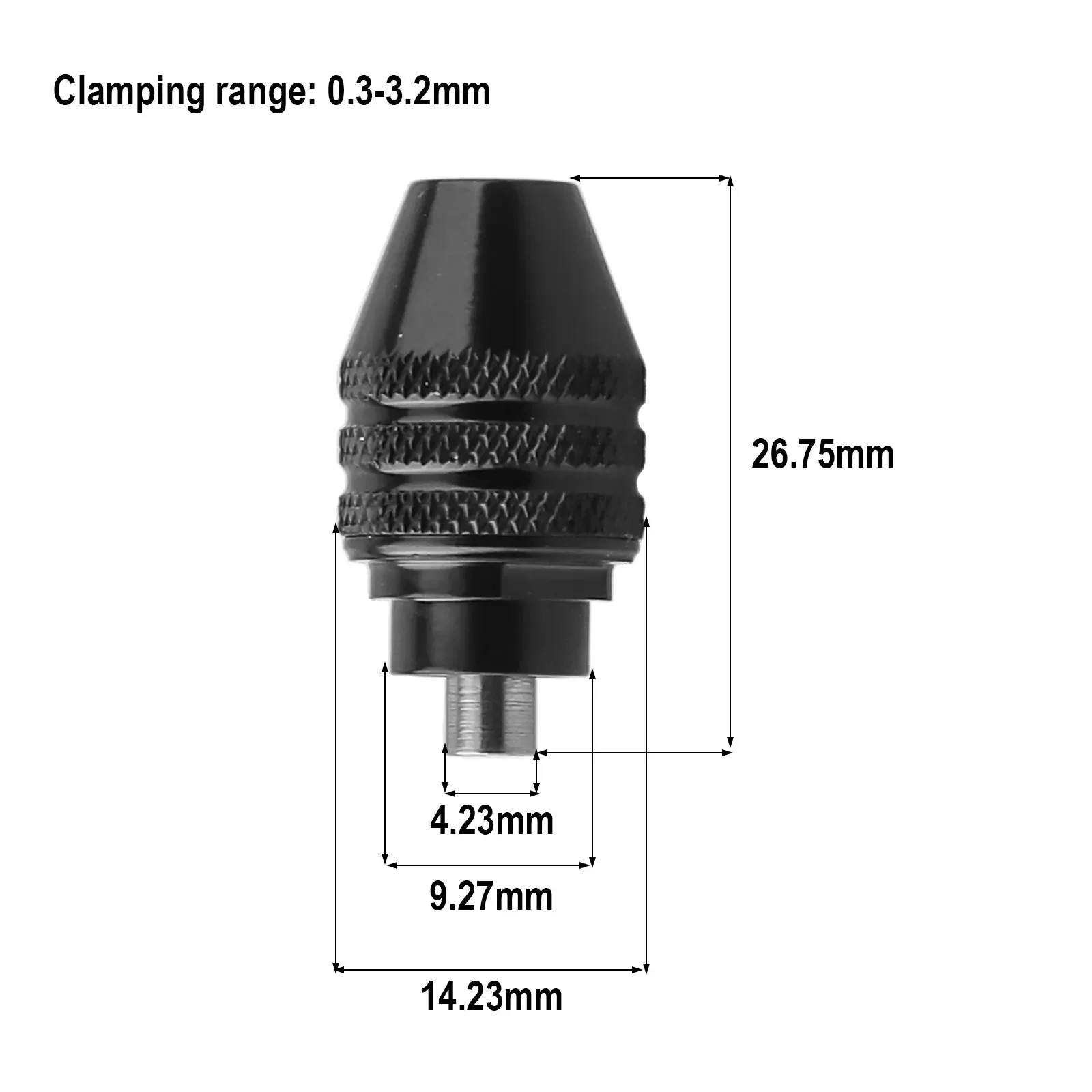 Power Tools On Sale - 1 PC 0.3-3.2mm Multi Drill Chuck