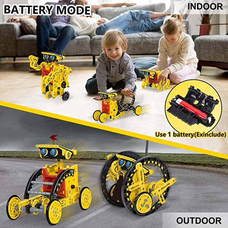 12 ใน 1 การทดลองวิทยาศาสตร์หุ่ - Power Tools Kids บทวิจารณ์และราคา