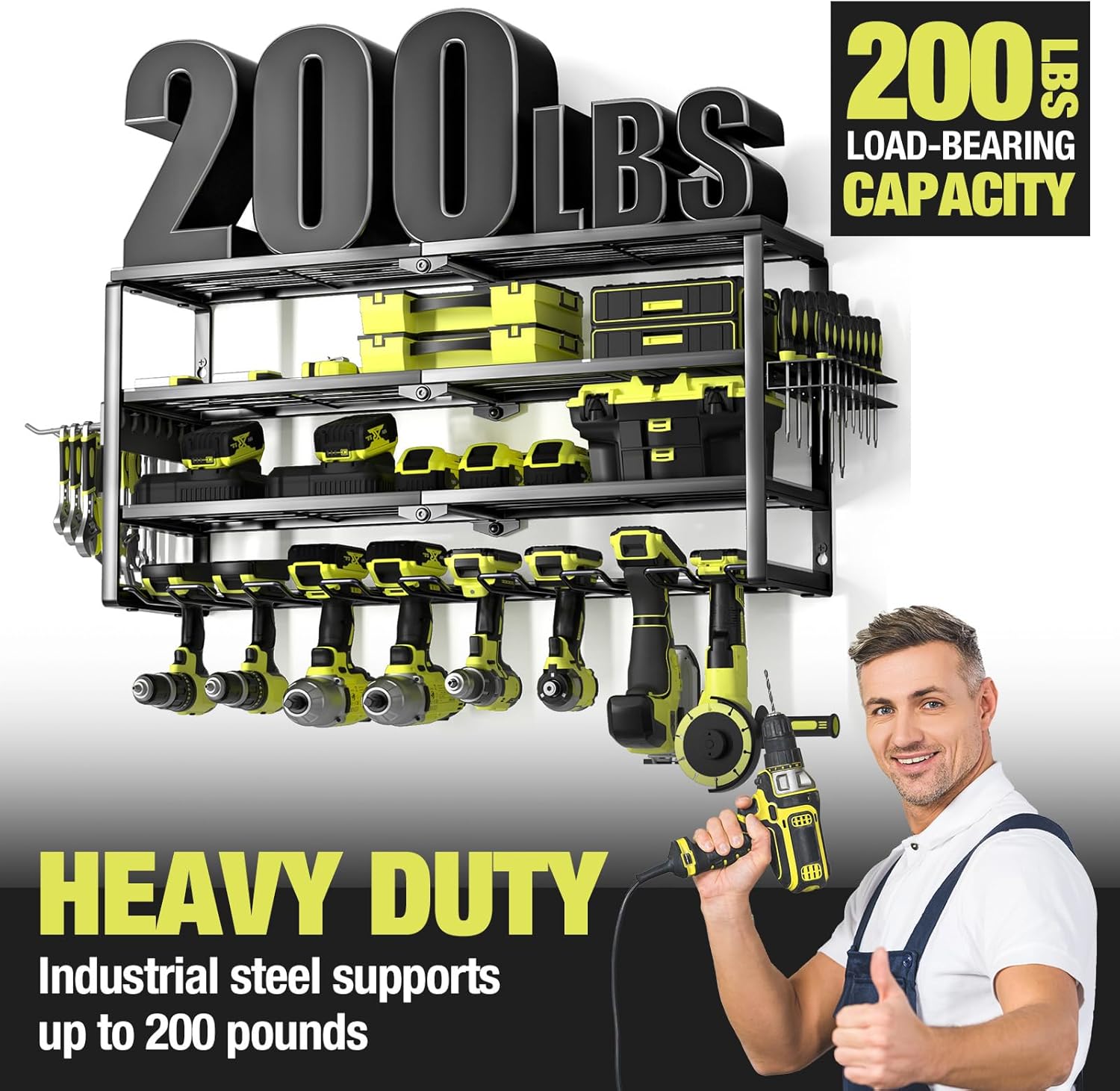 ที่แขวนเครื่องมือไฟฟ้าแบบติดผน - Power Tools Toolstation บทวิจารณ์และราคา