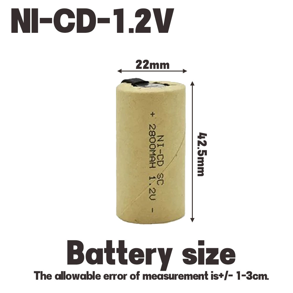 แบตเตอรี่แบบชาร์จได้ Ni-Cd 1.2 - Power Tools Ltd บทวิจารณ์และราคา