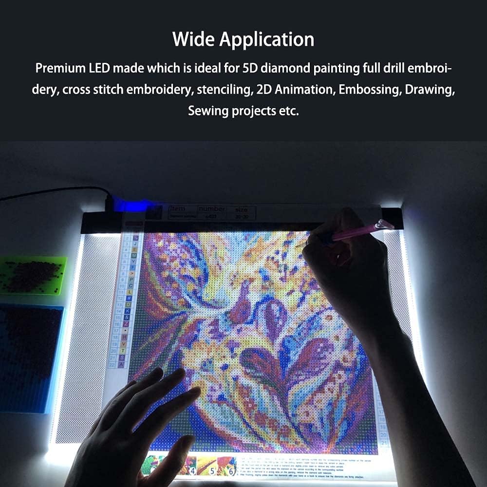 กระดานไฟ LED A5 สำหรับชุดเพชรเ - Power Tools Drawing บทวิจารณ์และราคา