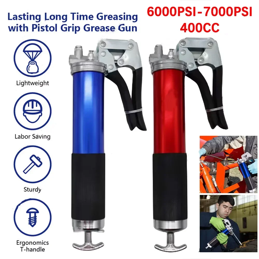 7000PSI น้ํามันจาระบีปืนชุดคู่ - Power Tools Grease บทวิจารณ์และราคา
