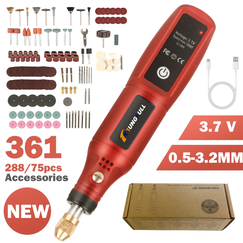 ปากกาแกะสลักไร้สายแบบชาร์จ USB - Power Tools On Sale บทวิจารณ์และราคา