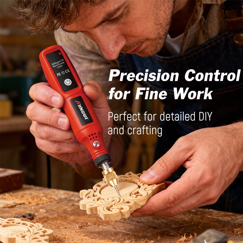 ปากกาแกะสลักไร้สายแบบชาร์จ USB - Power Tools On Sale บทวิจารณ์และราคา