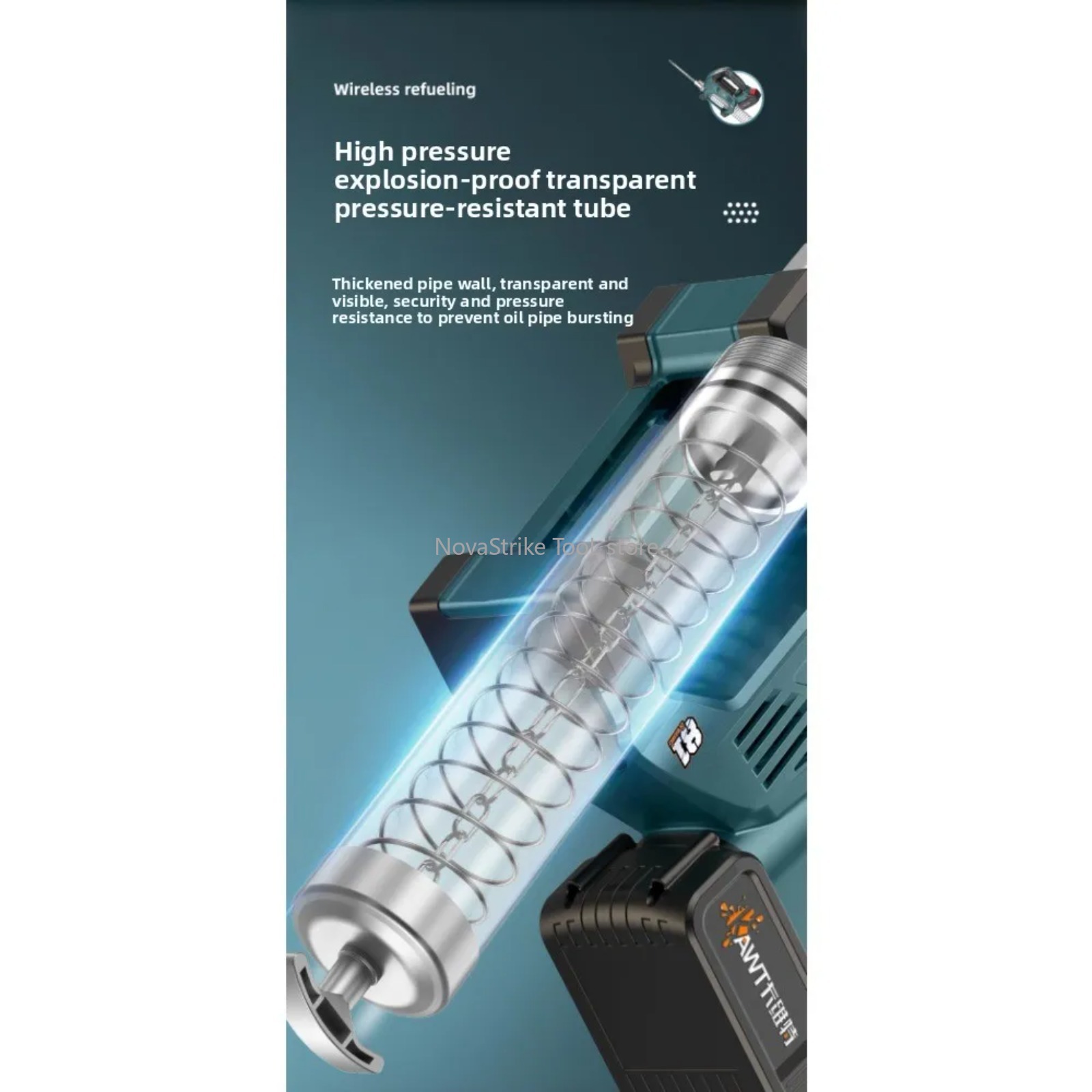 Brushless 600CC ไฟฟ้าปืนจาระบี - Power Tools Grease บทวิจารณ์และราคา