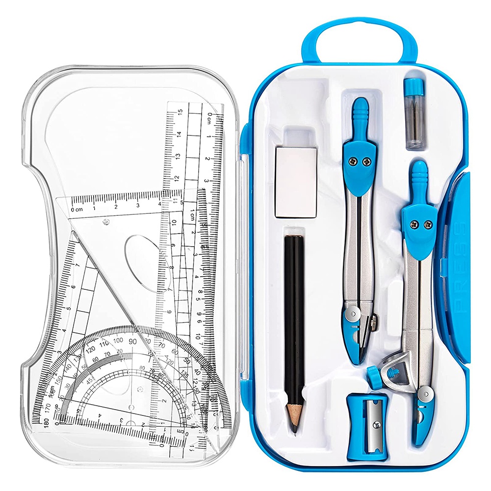 ใหม่แสดง-เรขาคณิตชุด 10 ชิ้นชุ - Power Tools Drawing บทวิจารณ์และราคา